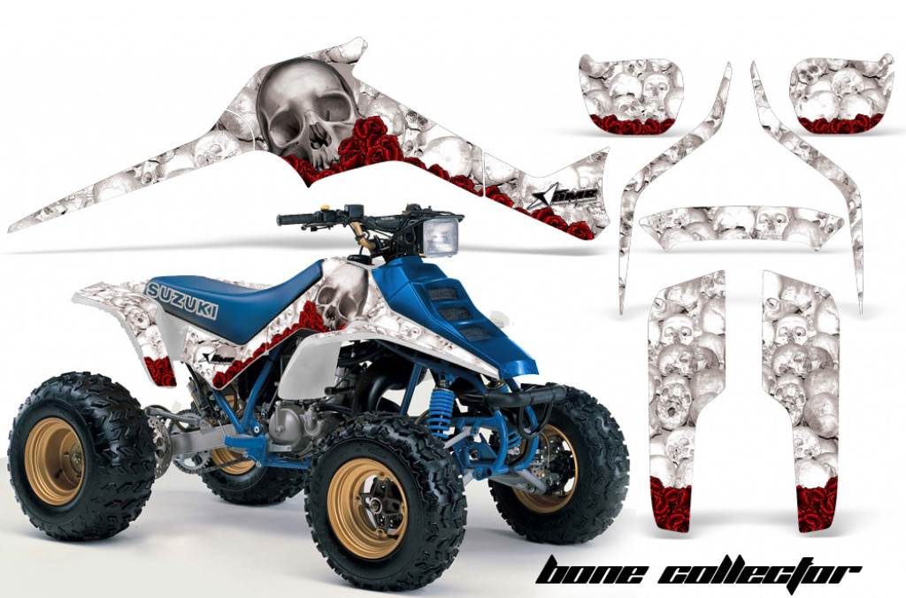 Bone Collector White for Suzuki LT 250/LT 250r 1985-1992