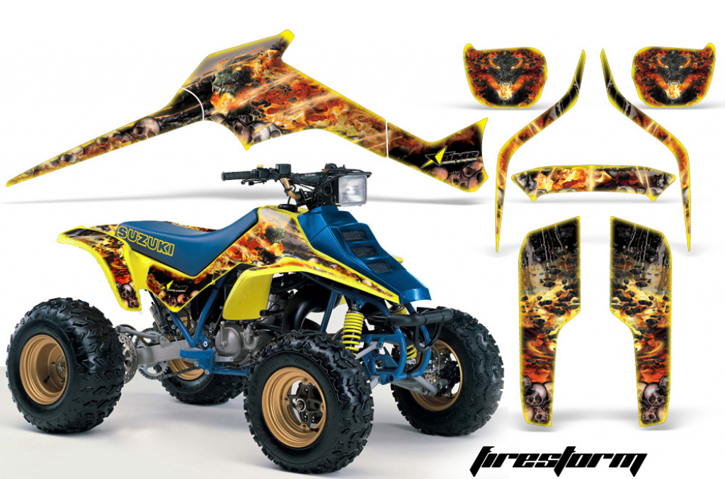 Firestorm Yellow for Suzuki LT 250/LT 250r 1985-1992
