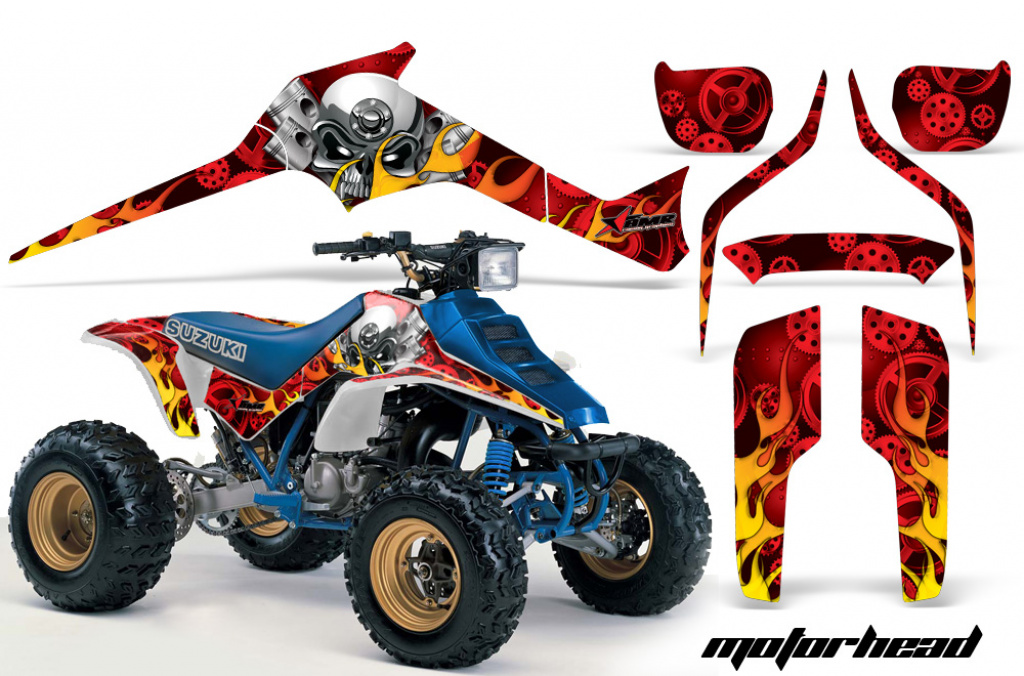 Motorhead Red for Suzuki LT 250/LT 250r 1985-1992
