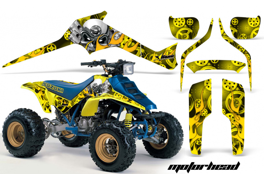 Motorhead Yellow for Suzuki LT 250/LT 250r 1985-1992