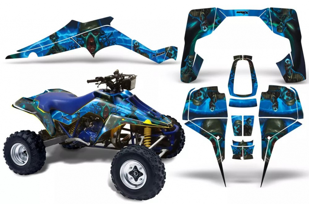 Zombie Trooper Blau für Suzuki LT 500R Quadzilla 1987-1990