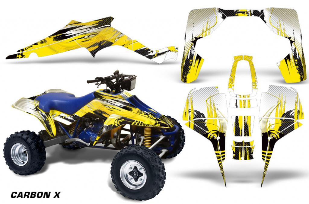 Carbon-X Gelb für Suzuki LT 500R Quadzilla 1987-1990