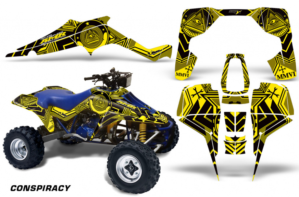 Conspiracy Gelb für Suzuki LT 500R Quadzilla 1987-1990
