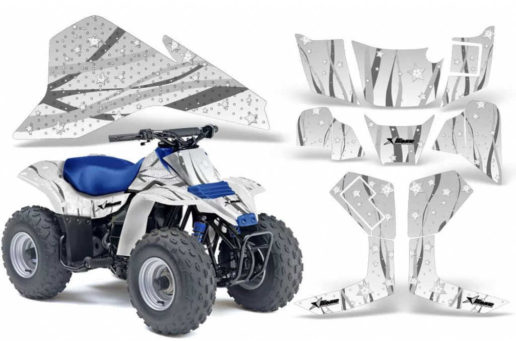 Starlett Silber für Suzuki QuadSport LT80 1987-2006