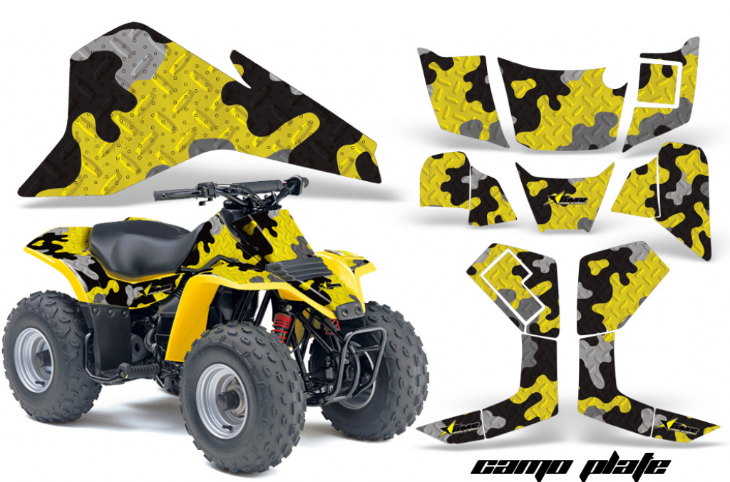 Camoplate Gelb für Suzuki QuadSport LT80 1987-2006