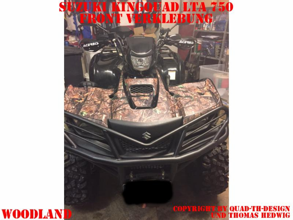 Woodland Camo für Suzuki KingQuad LT-A 750 bis 2018