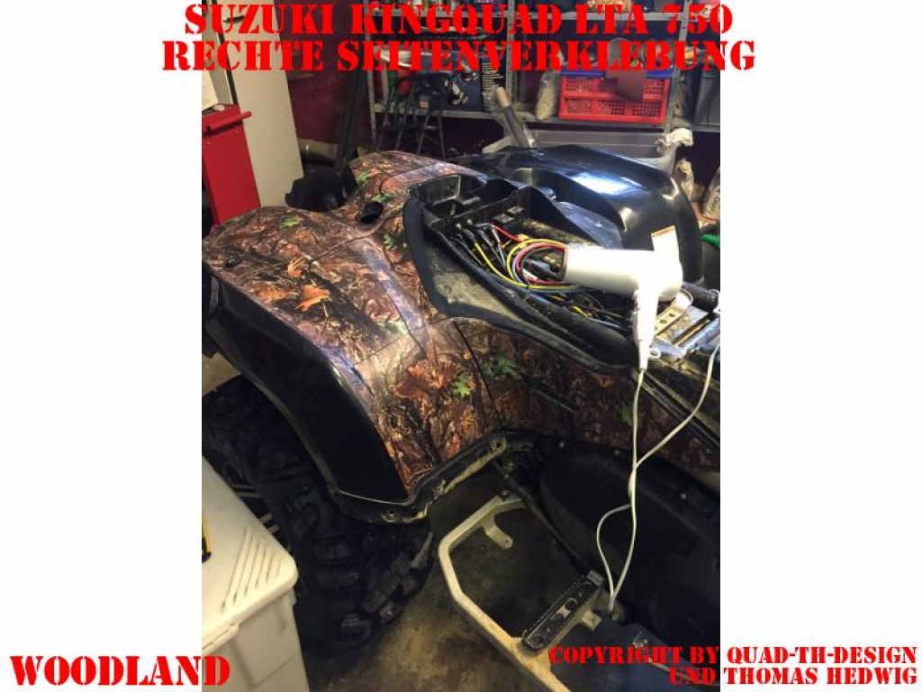 Woodland Camo für Suzuki KingQuad LT-A 750 bis 2018