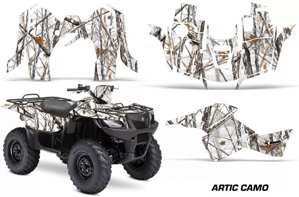 Arctic Camo für Suzuki KingQuad LT-A 500/700/750 AXI bis 2018
