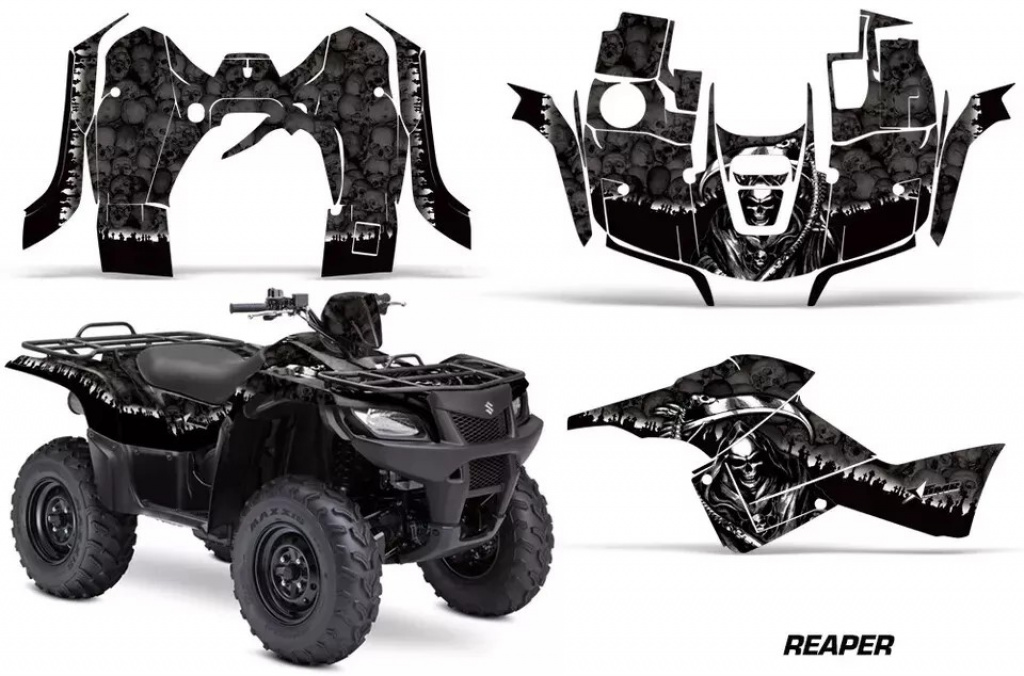 Reaper Schwarz für Suzuki KingQuad LT-A 500/700/750 AXI bis 2018