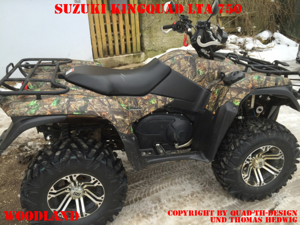 Woodland Camo für Suzuki KingQuad LT-A 750 bis 2018
