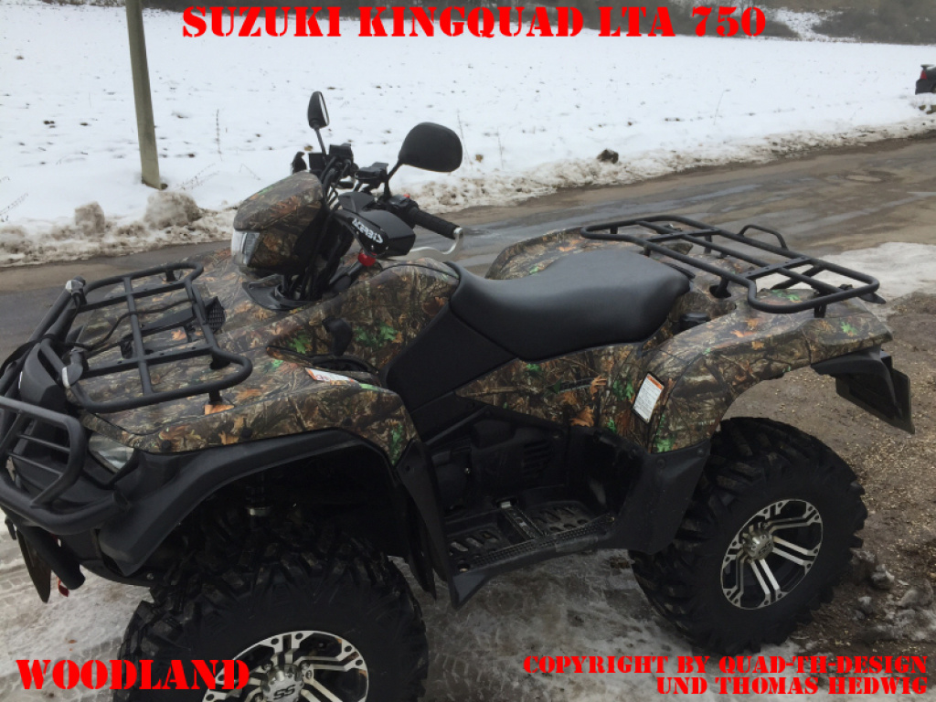 Woodland Camo für Suzuki KingQuad LT-A 750 bis 2018