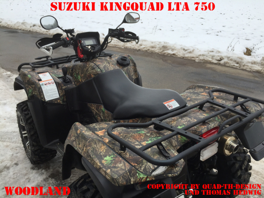 Woodland Camo für Suzuki KingQuad LT-A 750 bis 2018