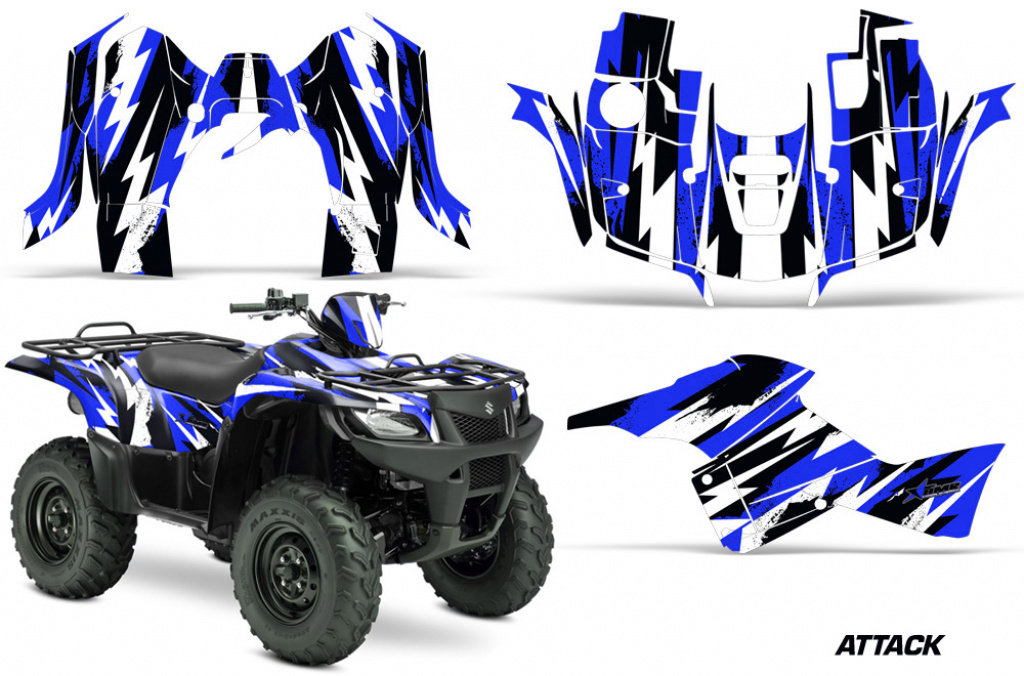 Attack Blue für Suzuki KingQuad LT-A 500/700/750 AXI bis 2018