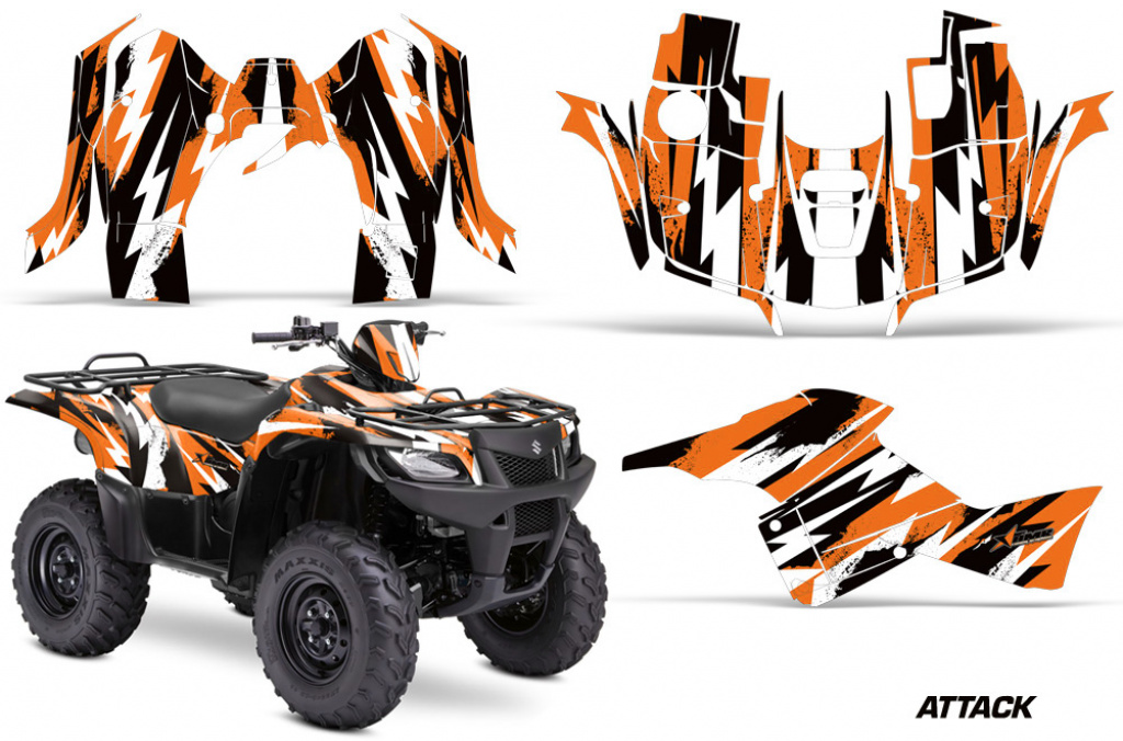 Attack Orange für Suzuki KingQuad LT-A 500/700/750 AXI bis 2018