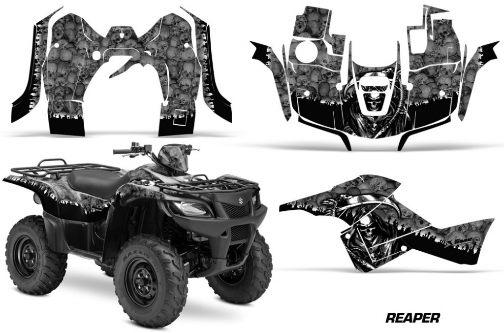 Reaper Silber für Suzuki KingQuad LT-A 500/700/750 AXI bis 2018