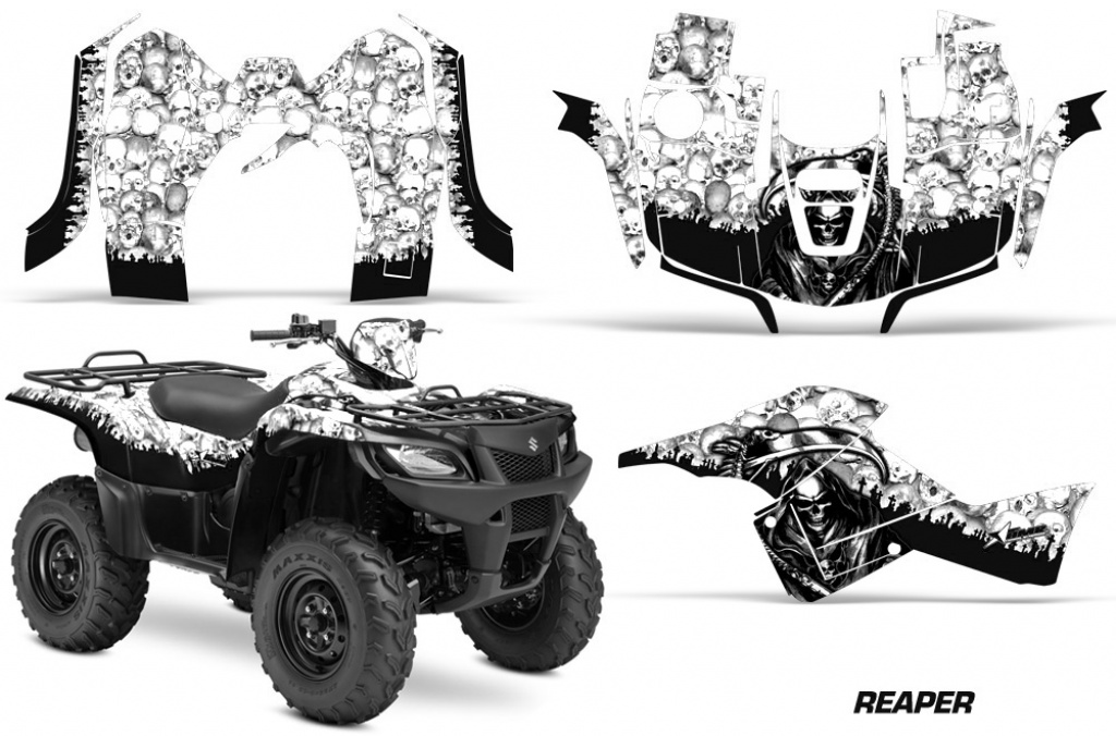 Reaper Weiß für Suzuki KingQuad LT-A 500/700/750 AXI bis 2018