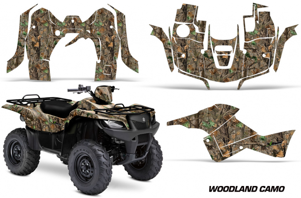 Woodland Camo für Suzuki KingQuad LT-A 500/700/750 AXI bis 2018