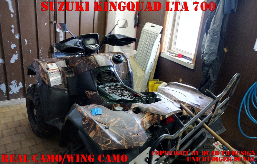 Wing Camo für Suzuki KingQuad LT-A 700 bis 2018