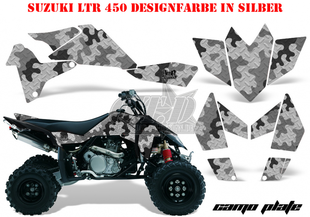 Camoplate Silber für Suzuki LTR 450