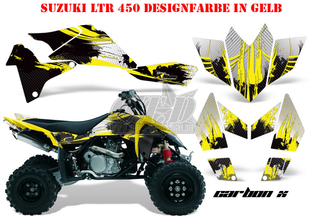 Carbon-X Gelb für Suzuki LTR 450