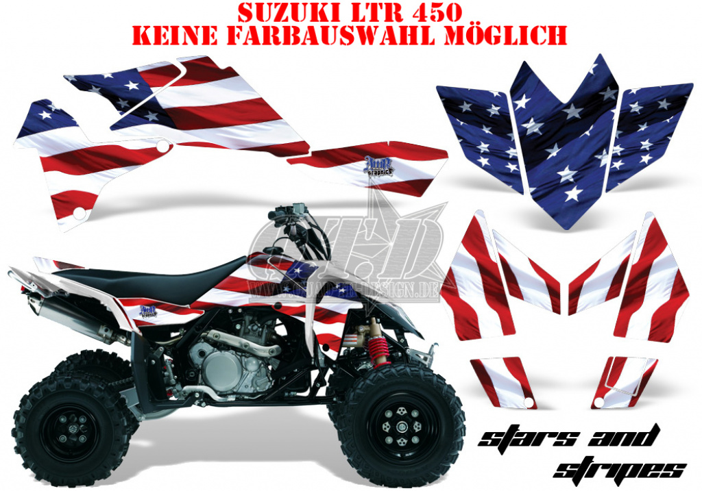 Stars and Stripes für Suzuki LTR 450
