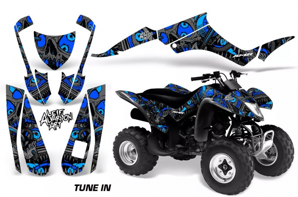 Tune In Blau für Suzuki LTZ 250