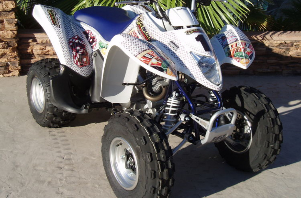 Vegas Baller Weiß für Suzuki LTZ 250