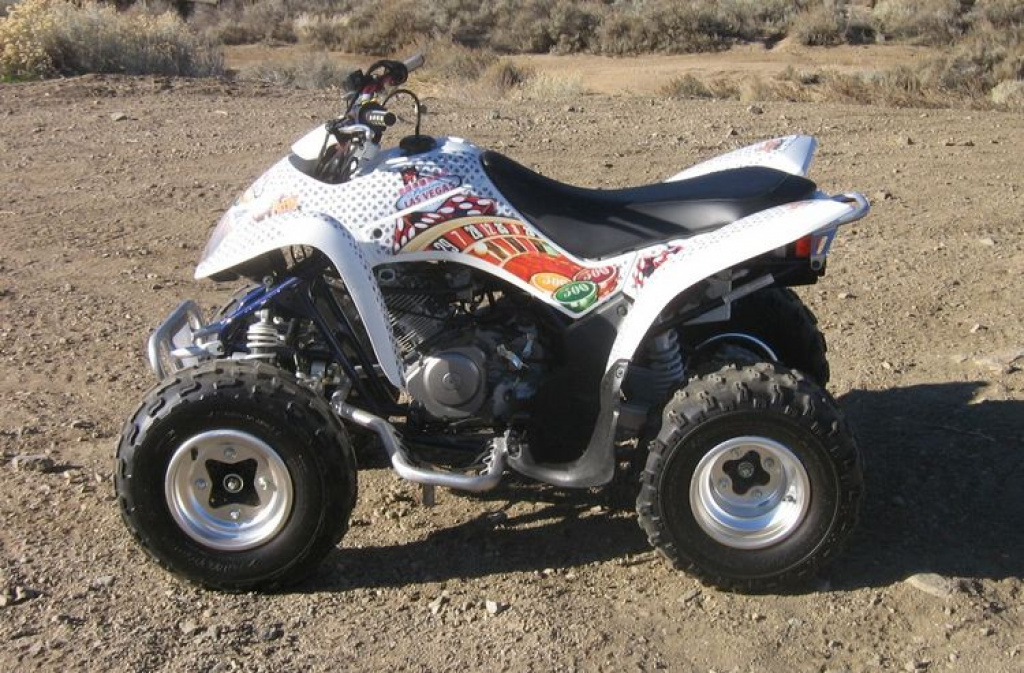 Vegas Baller Weiß für Suzuki LTZ 250