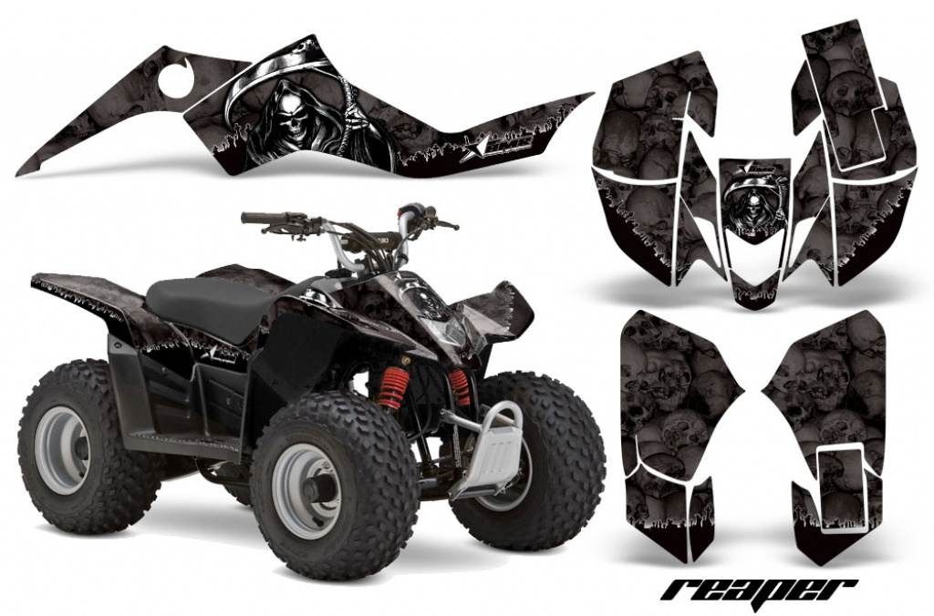 Reaper Schwarz für Suzuki LTZ 50