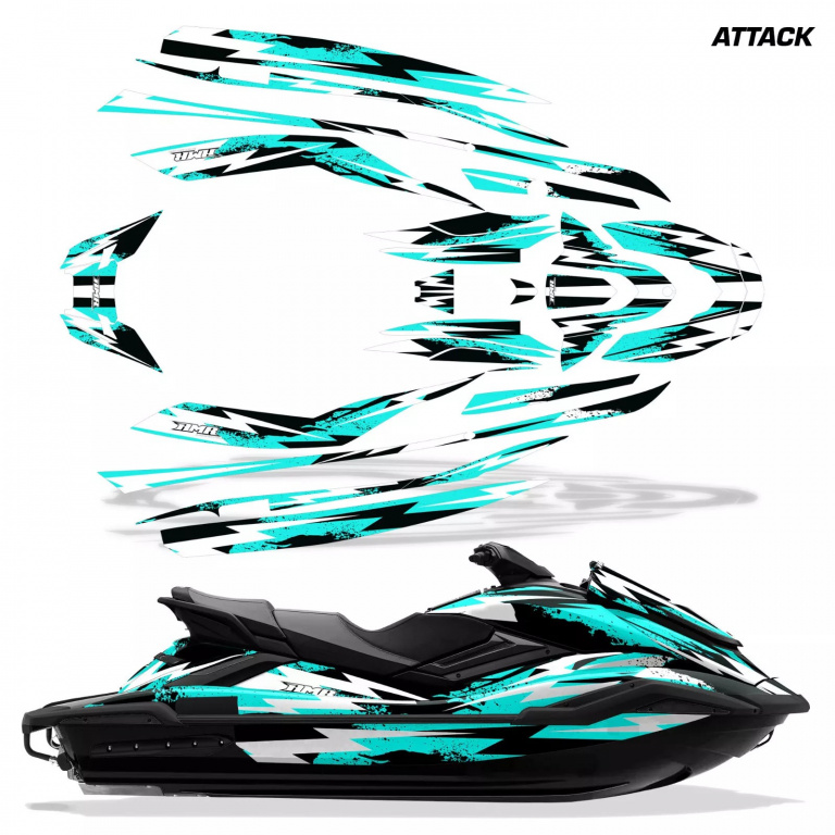 Attack Teal Blau für Yamaha FX Cruiser SVHO 2019-2021