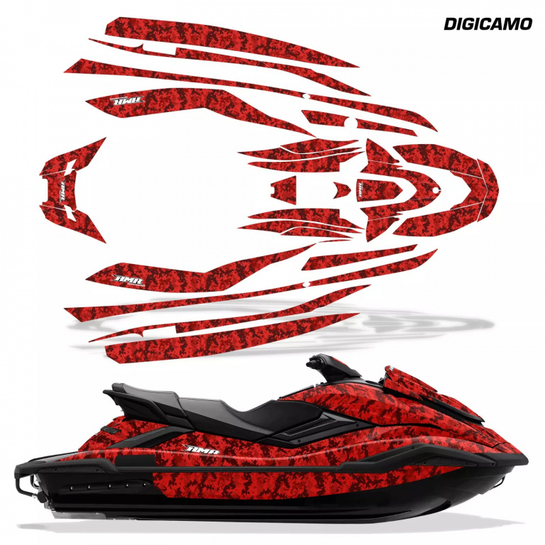 Digicamo Rot für Yamaha FX Cruiser SVHO 2019-2021