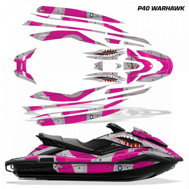 P40-Warhawk Pink für Yamaha FX Cruiser SVHO 2019-2021