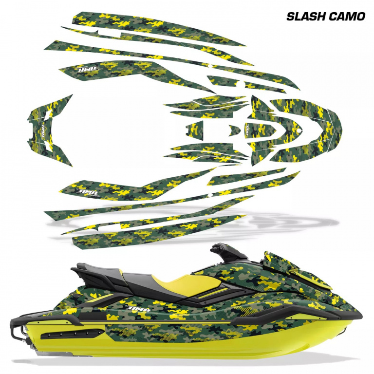 Slash Camo Gelb für Yamaha FX Cruiser SVHO 2019-2021