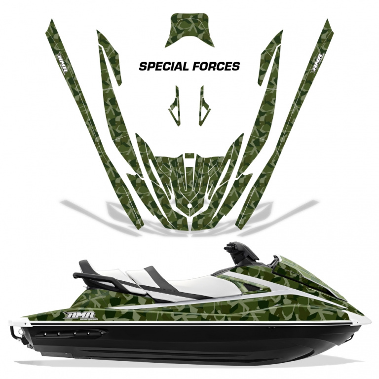 Special Forces Grün für Yamaha VX Cruiser/VX Deluxe 2015-2020
