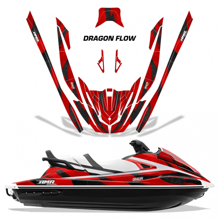 Dragon Flow Rot für Yamaha VX Cruiser/VX Deluxe 2015-2020