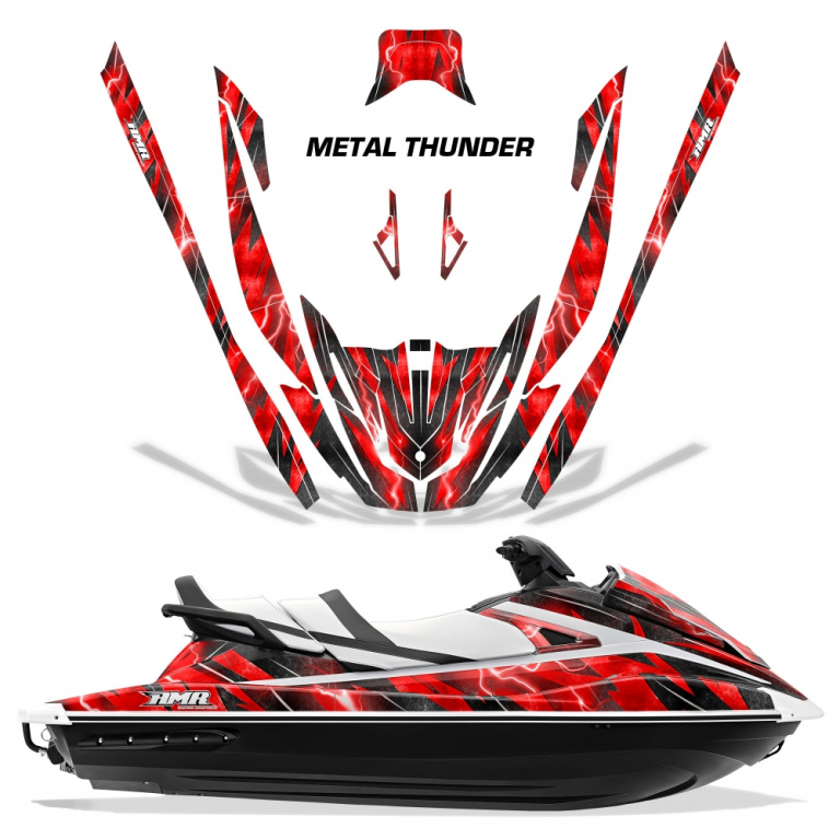 Metal Thunder Rot für Yamaha VX Cruiser/VX Deluxe 2015-2020