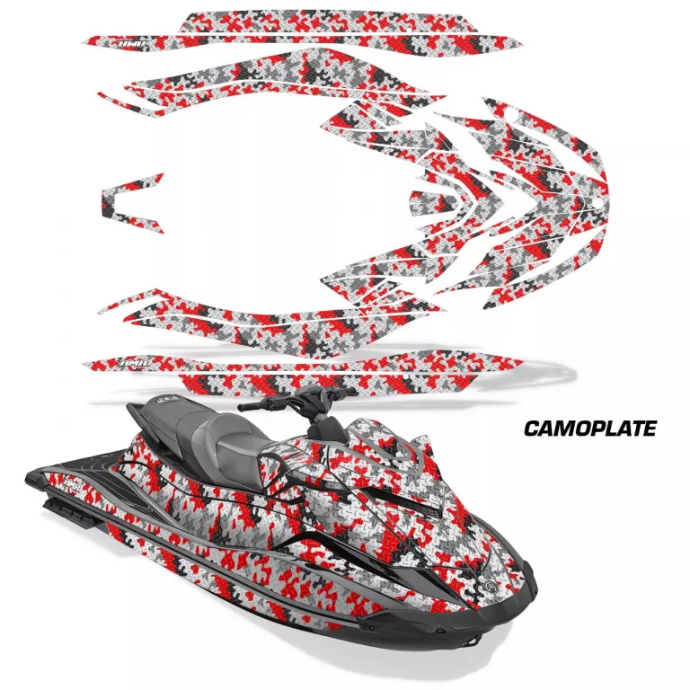 Camoplate Red for Yamaha WaveRunner GP 1800R 21-23
