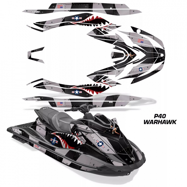 P40-Warhawk Black for Yamaha WaveRunner GP 1800R 21-23
