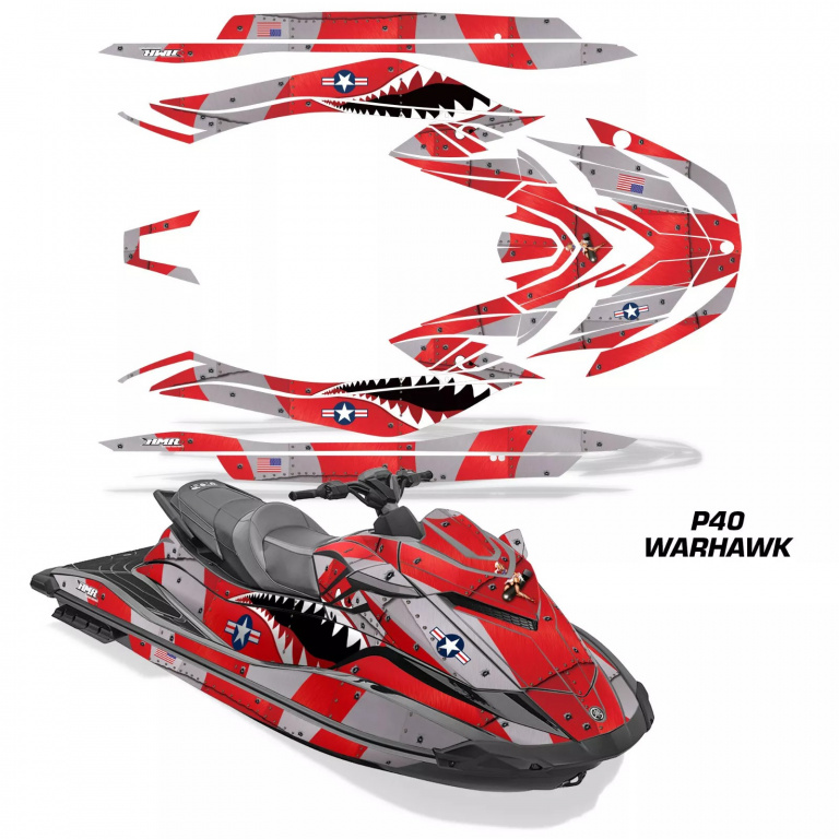 P40-Warhawk Red for Yamaha WaveRunner GP 1800R 21-23