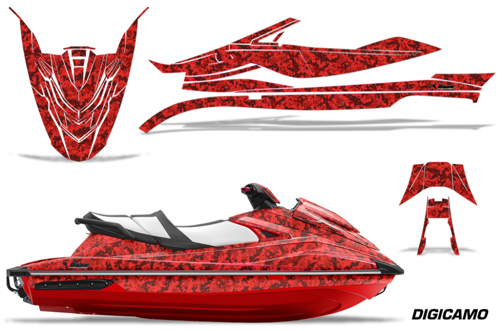 Digicamo Rot für Yamaha WaveRunner GP 1800 17-20