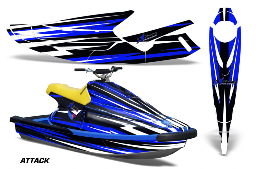 Attack Blau für Yamaha Wave Blaster 1993-1996