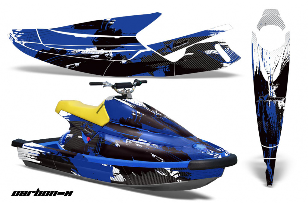 Carbon-X Blau für Yamaha Wave Blaster 1993-1996