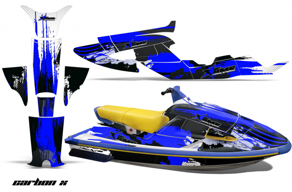Carbon-X Blau für Yamaha Wave Raider 1994-1996