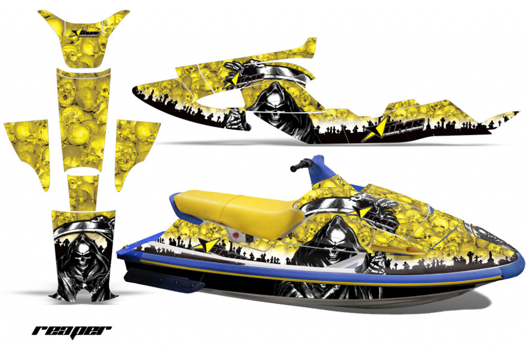 Reaper Gelb für Yamaha Wave Raider 1994-1996