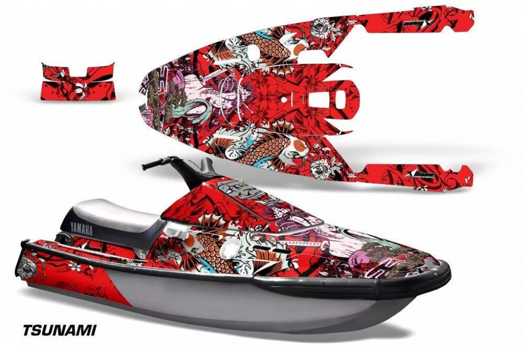 Tsunami Rot für Yamaha Wave Runner 3 1991-1996