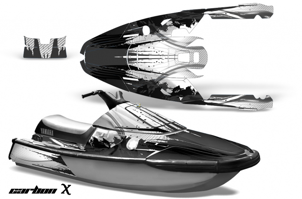 Carbon-X Schwarz für Yamaha Wave Runner 3 1991-1996