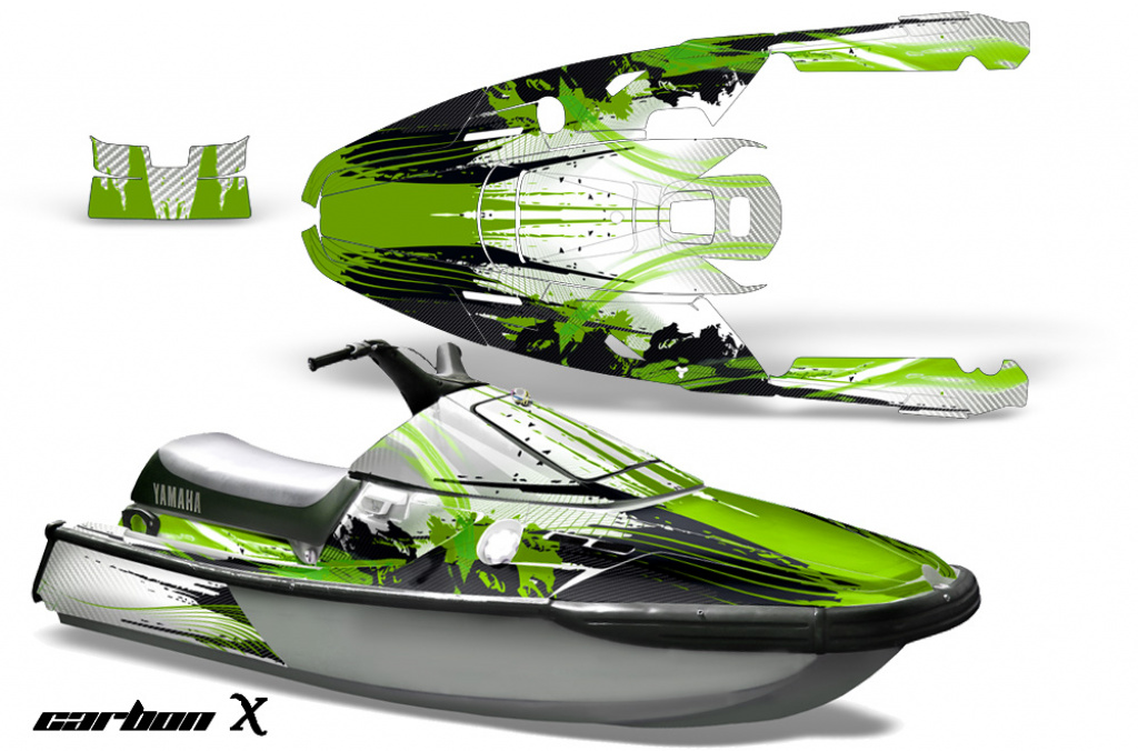 Carbon-X Grün für Yamaha Wave Runner 3 1991-1996