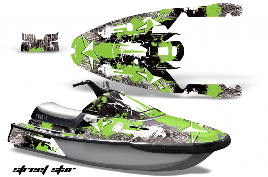 Street Star Grün für Yamaha Wave Runner 3 1991-1996