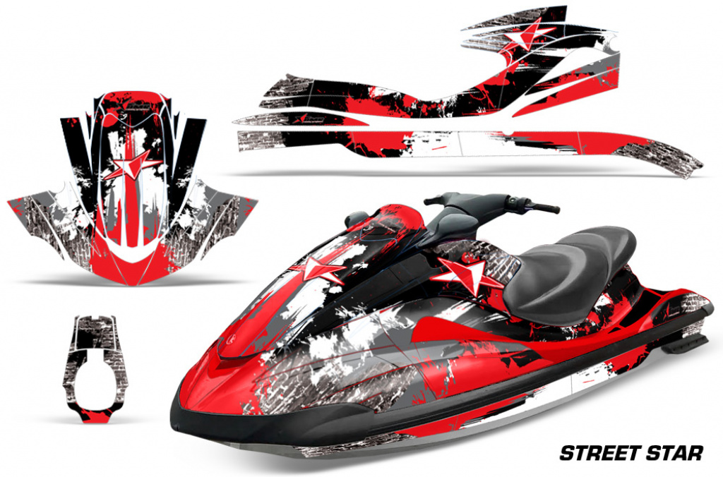 Street Star Red for Yamaha Wave Runner 2002-2005
