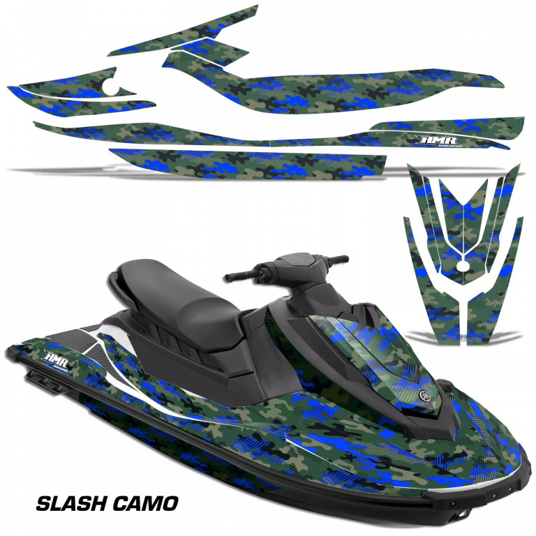 Slash Camo Blue for Yamaha Wave Runner EX Deluxe 17-20
